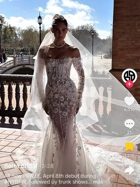 26-P08 Berta Privee Wedding Dress